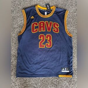 NEW ADIDAS CLEVELAND CAVS LEBRON JAMES 2015 BASKETBALL JERSEY SZ XL